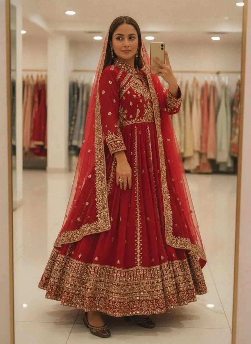 Majestic Charm Designer Wardrobe With This Newly Launched Anarkali Gown Set